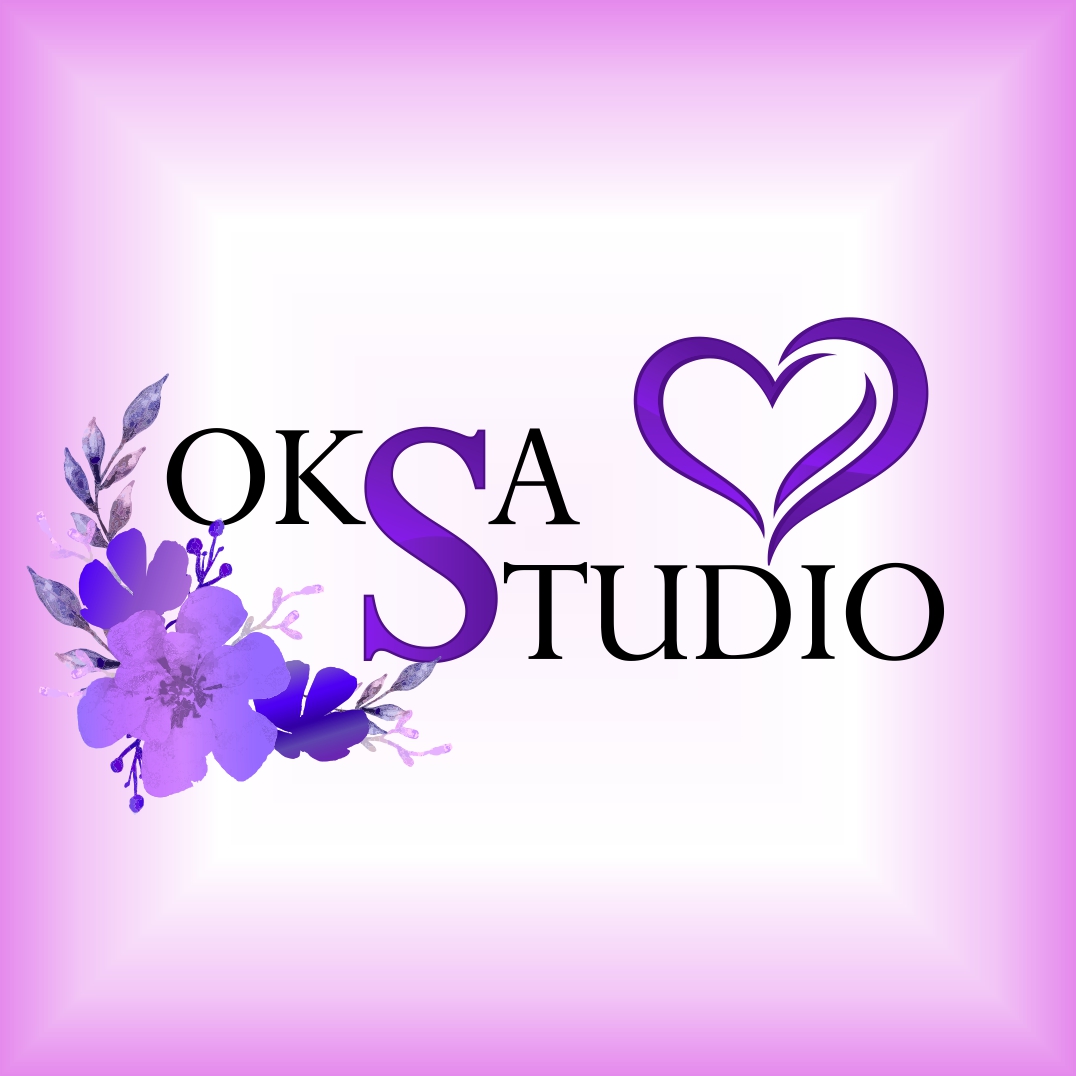 Логотип салона красоты Oksa Studio